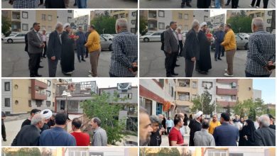 بازدید میدانی امام جمعه محترم شهر اندیشه