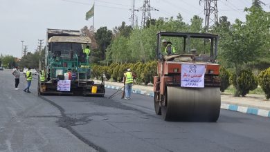 آغاز عملیات روکش آسفالت از ورودی شهر اندیشه تا چهارراه میلاد