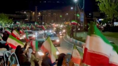 حضور پر شور و حماسی مردم غیور شهر اندیشه هر شب در میدان شهدای گمنام