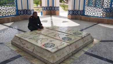 تجدید میثاق فرمانده جدید سپاه امام هادی علیه‌السلام اندیشه با شهدا