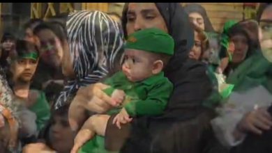 گزارش ویدیویی از برگزاری مراسم باشكوه «شیرخوارگان حسینی» در شهر اندیشه