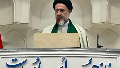 حضور امام جمعه محترم شهریار در تجمع شهرک مریم